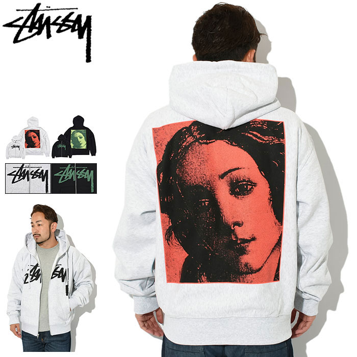 ステューシー パーカー メンズ ステューシー STUSSY パーカー ジップアップ メンズ Venus ( full zip hooded sweat パーカー フード フーディ トップス Zip up Hoody Parker ジップパーカー フルジップ メンズ・男性用 1974946 USAモデル 正規 品 )