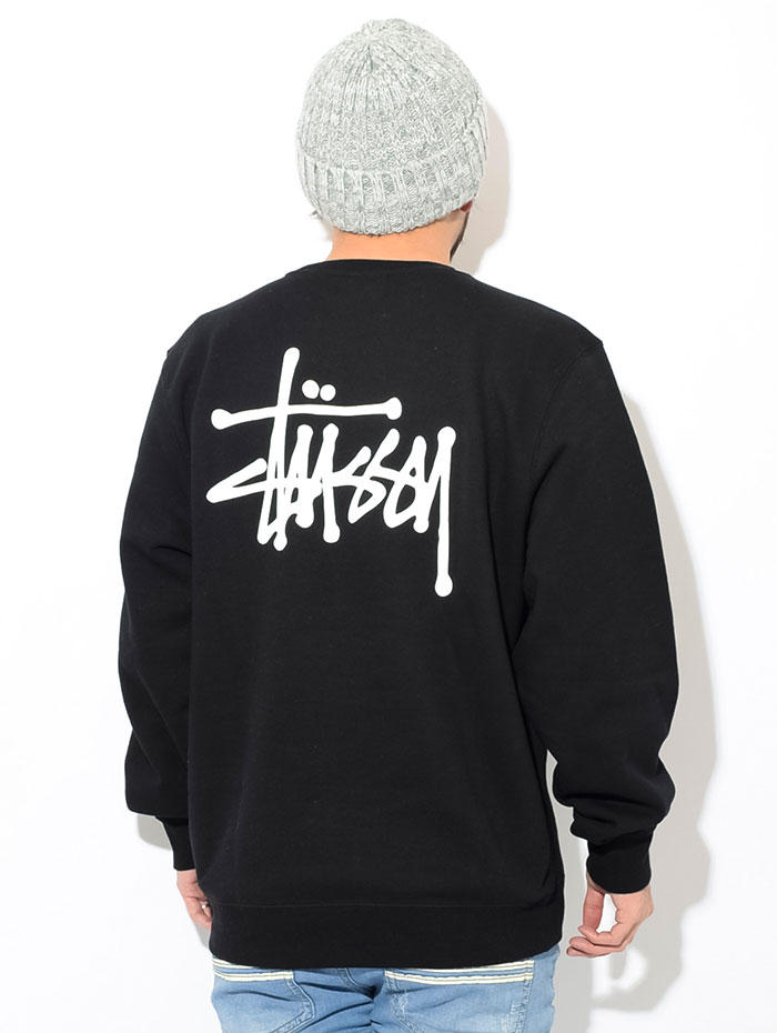 ステューシー STUSSY トレーナー メンズ Basic Stussy ( stussy sweat スウェット スエット トレナー トレイナー トップス ベーシック メンズ・男性用 1914649 1914615 1914500 USAモデル 正規 品 ストゥーシー スチューシー ) ice field icefield