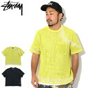 ステューシー ペアTシャツ ステューシー STUSSY カットソー 半袖 メンズ Odyed Mesh ( stussy crew クルー ポケット ポケT Tシャツ ティーシャツ T-SHIRTS トップス メンズ・男性用 1140297 USAモデル 正規 品 ストゥーシー スチューシー ) ice field icefield