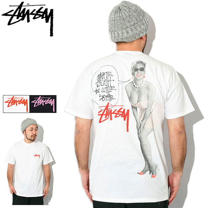 ステューシー STUSSY Tシャツ 半袖 メンズ Skate Tough ( stussy tee ティーシャツ T-SHIRTS カットソー トップス メンズ・男性用 1904935 USAモデル 正規 品 ストゥーシー スチューシー )[M便 1/1] ice field icefield