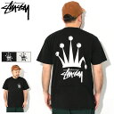 ステューシー STUSSY Tシャツ 半袖 メンズ Regal Crown Pigment Dyed ( stussy tシャツ tee ピグメント ティーシャツ T-SHIRTS カットソー トップス メンズ 1905002 USAモデル 正規 品 ストゥーシー スチューシー )[M便 1/1] ice field icefield