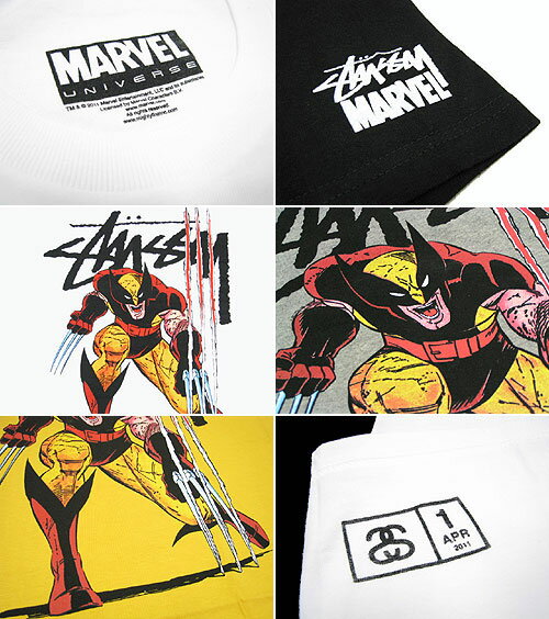 【楽天市場】ステューシー STUSSY×MARVEL COMICS Wolverine T