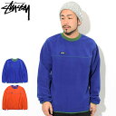 ステューシー STUSSY カットソー 長袖 メンズ Polar Fleece ( stussy crew フリース トップス メンズ・男性用 118348 USAモデル 正規 品 ストゥーシー スチューシー ) ice field icefield