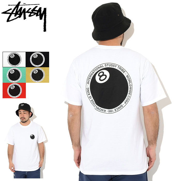 ステューシー STUSSY Tシャツ 半袖 メンズ & レディース 8 Ball Dot ( stussy tee ティーシャツ T-SHIRTS カットソー トップス メンズ・男性用 1904646 USAモデル 正規 品 ストゥーシー スチューシー )[M便 1/1] ice field icefieldのサムネイル