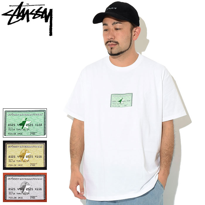 ステューシー STUSSY Tシャツ 半袖 メンズ Debt ( stussy tee Amex ティーシャツ T-SHIRTS カットソー トップス メンズ・男性用 1904783 USAモデル 正規 品 ストゥーシー スチューシー ) ice field icefield