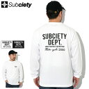 TuTGeB Subciety T TVc  Y DEPT. ( subciety TuTGeB[ DEPT. L/S Tee eB[Vc T-SHIRTS gbvX O eB[ TVc 107-44973 ) ice field icefield