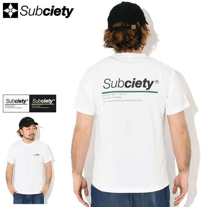 乐天商城 - サブサエティ Subciety Tシャツ 半袖 メンズ トラスト ドライ ( subciety サブサエティー Trust Dry S/S Tee 吸水速乾 UVカット ティーシャツ T-SHIRTS カットソー トップス 113-40109 )[M便 1/1] ice field icefield
