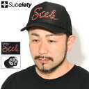 サブサエティ Subciety キャップ メンズ ミルク スネーク トラッカーキャップ ( subciety サブサエティー Milk Snake Trucke...