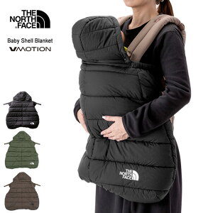 ザ ノースフェイス THE NORTH FACE ブランケット ベビー シェル ブランケット ( the north face Baby Shell Blanket 2023秋冬 抱っこひも ベビーカー カバー フード 中綿 赤ちゃん 防寒 NNB72301 ザ・ノース・フェイス THE・NORTHFACE 国内正規 ) ice field icefield