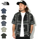 ザ ノースフェイス THE NORTH FACE シャツ 半袖 メンズ アロハ ベント ( the north face Aloha Vent S/S Shirt 2023春夏 バンダナ柄 アロハシャツ オープンカラー カジュアルシャツ トップス NR22330 ザ・ノース・フェイス THE・NORTHFACE 国内正規 )