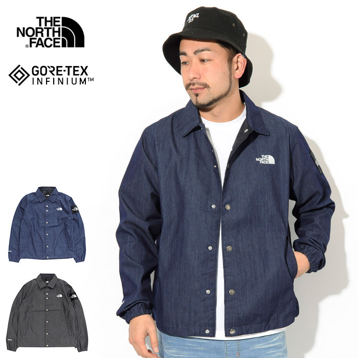 ザ ノースフェイス THE NORTH FACE ジャケット メンズ GTX デニム コーチ ( GTX Denim Coach JKT 2021秋冬 コーチジャケット ナイロンジャケット JACKET JAKET アウター アウトドア ゴアテックス GORE-TEX NP12042 ザ・ノース・フェイス THE・NORTHFACE ノースフェース )