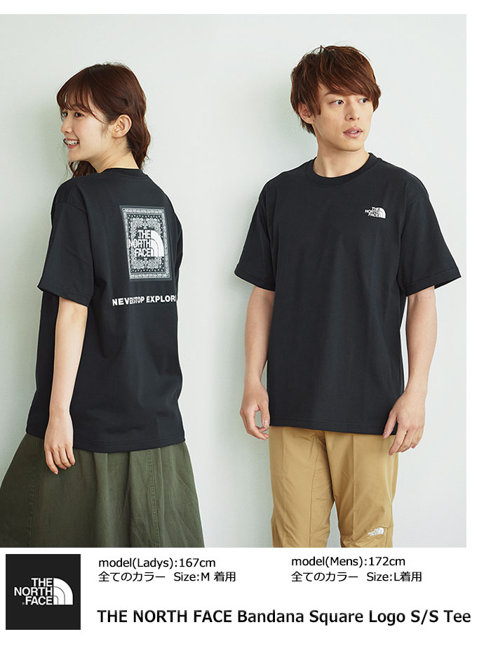 ザ ノースフェイス THE NORTH FACE Tシャツ 半袖 メンズ バンダナ スクエア ロゴ ( Bandana Square Logo S/S Tee 2022春夏 ティーシャツ T-SHIRTS カットソー トップス メンズ MENS NT32108 ザ・ノース・フェイス THE・NORTHFACE 国内正規 )[M便 1/1]