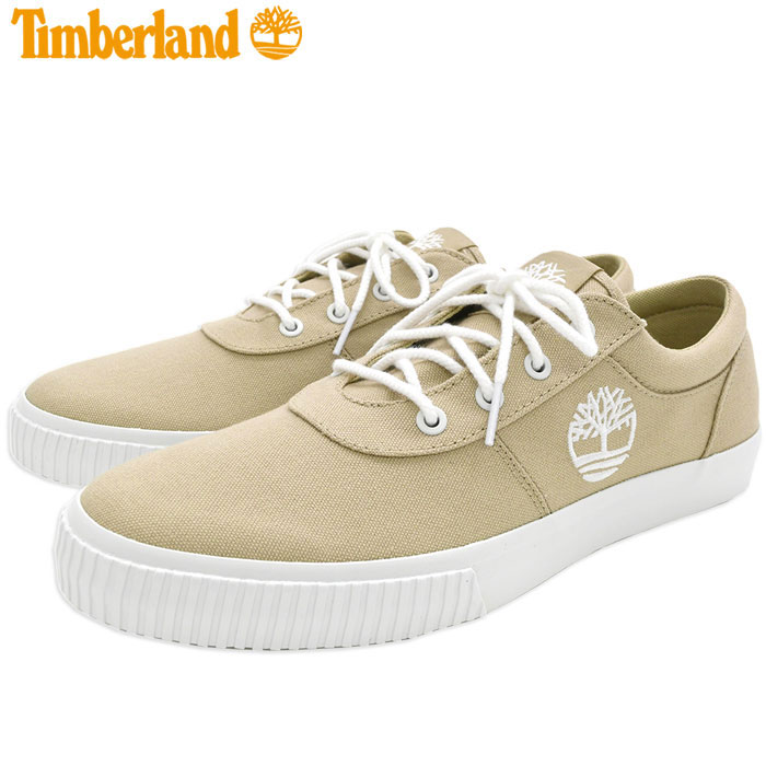 【日本正規品】ティンバーランド Timberland スニーカー メンズ 男性用 マイロ ベイ OX ロー レース スニーカー Light Beige Canvas ( timberland A661N MYLO BAY OX LOW LACE SNEAKER デッキシューズ ローカット SNEAKER MENS 靴 シューズ SHOES )