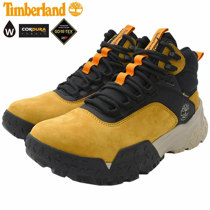 【日本正規品】ティンバーランド Timberland ブーツ メンズ 男性用 モーション スクランブル ミッド レース GTX ハイカー Wheat Nubuck ( A6B4S MOTION SCRAMBLE MID LACE GTX HIKER BOOT GORE-TEX ゴアテックス 防水 シューズ SHOES 男性 紳士用 MENS 靴 メンズ靴 )