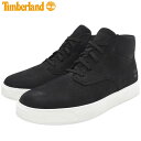 【日本正規品】ティンバーランド Timberland スニーカー メンズ 男性用 エマソン ストリート ミッド レース スニーカー Black Nubuck (...
