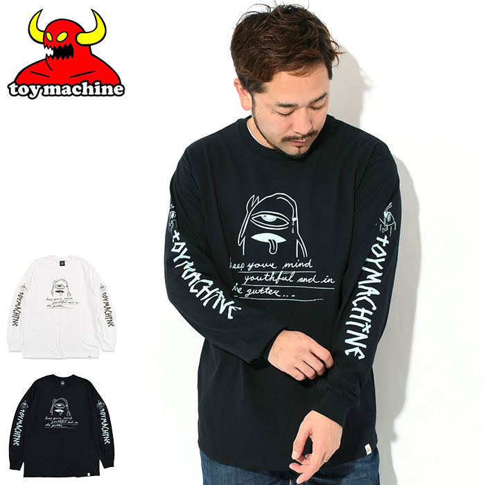 トイマシーン TOY MACHINE ロンT Tシャツ 長袖 メンズ ユースフル セクト ( TOY MACHINE Youthful Sect L/S Tee ティーシャツ T-SHIRTS ロング ロンティー 長袖Tシャツ カットソー トップス メンズ 男性用 TMPELT4 )