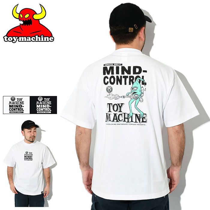 トイマシーン TOY MACHINE Tシャツ 半袖 メンズ マインド コントロール ( TOY MACHINE Mind Control S/S Tee ティーシャツ T-SHIRTS カットソー トップス メンズ 男性用 TMPEST16 ) M便 1/1 ice field icefield