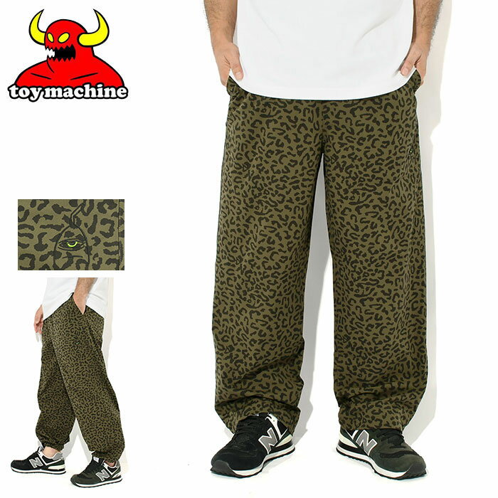 Rakuten - トイマシーン TOY MACHINE パンツ メンズ TM レオパード ドライ ( TOY MACHINE TM Leopard Dry Pant イージーパンツ ボトムス メンズ 男性用 TMSGPT33 )
