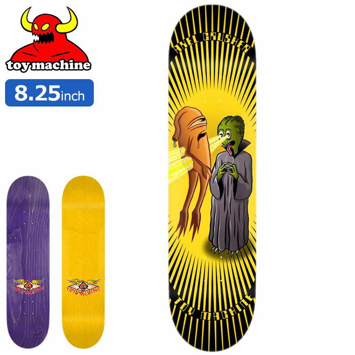 トイマシーン TOY MACHINE スケボー スケートボード デッキ 8.25インチ × 32インチ Axel Cruysberghs X-Ray Eyes Deck ( 8.25inch 板 単品 ブランド メーカー sk8 大人 初心者 おすすめ )