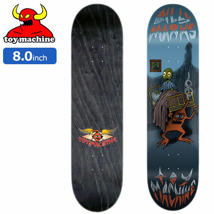 トイマシーン TOY MACHINE スケボー スケートボード デッキ 8.0インチ × 31.75インチ Billy Marks Under The Bed Deck ( 8.0inch 板 単品 ブランド メーカー sk8 大人 初心者 おすすめ )