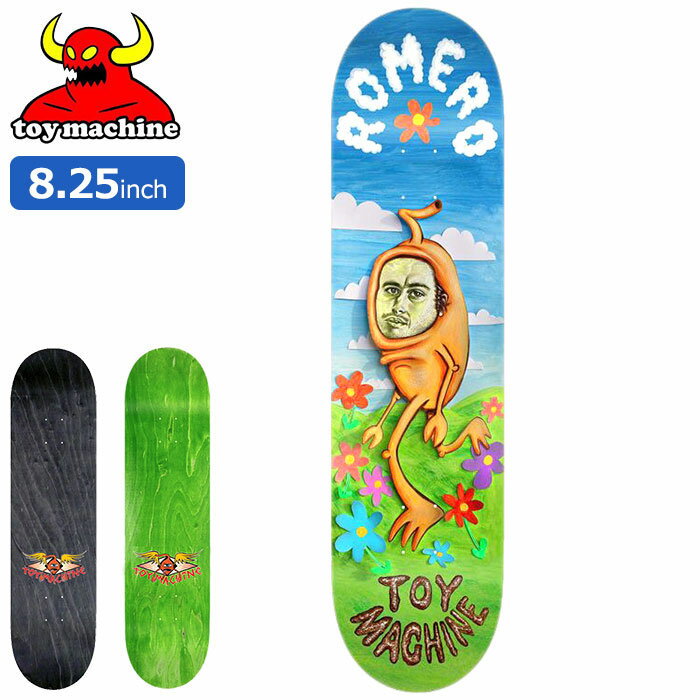 トイマシーン TOY MACHINE スケボー スケートボード デッキ 8.25インチ × 31.63インチ Leo Romero Royrock Deck ( 8.25inch 板 単品 ブランド メーカー sk8 大人 初心者 おすすめ )