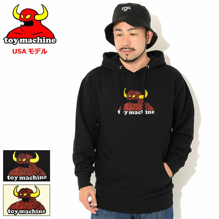 トイマシーン TOY MACHINE パーカー プルオーバー メンズ ファーリー モンスター ( TOY MACHINE Furry Monster Pullover Hoodie フード フーディ スウェット Pull Over Hoody Parker トップス メンズ 男性用 USAモデル SSHTM3336 ) ice field icefield