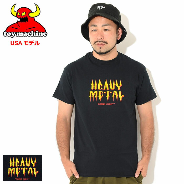 トイマシーン TOY MACHINE Tシャツ 半袖 メンズ ヘビー メタル 90s ( TOY MACHINE Heavy Metal 90s S/S Tee ティーシャツ T-SHIRTS カットソー トップス メンズ 男性用 USAモデル TSSTM3324 )[M便 1/1] ice field icefield