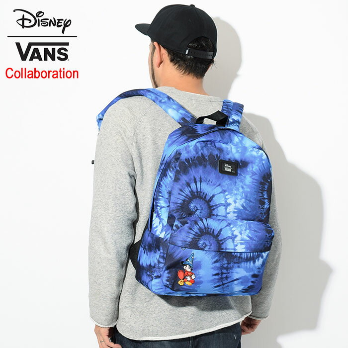 バンズ VANS リュック ディズニー オールドスクール 2 ミッキー ファンタジア タイダイ バックパック コラボ(vans×Disney Mickey Tie Dye Backpack Bag バッグ Daypack デイパック メンズ レディース ユニセックス 男女兼用 VN000ONIXH4 ヴァンズ)のサムネイル