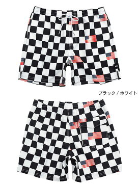 バンズ VANS ハーフパンツ メンズ チェッカー フラッグ ボレー ショーツ ( vans Checker Flag Volley Short トランク ショートパンツ ボードショーツ 水陸両用 水着 スイムウェア 海パン ボトムス メンズ 男性用 VN0A453HV5T ヴァンズ )