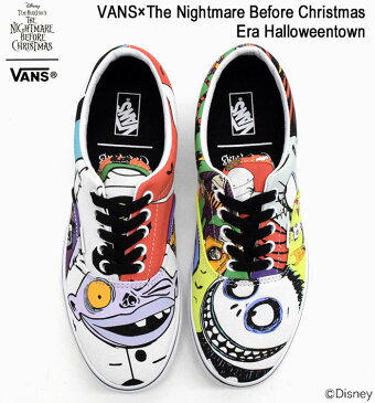 バンズ VANS スニーカー レディース & メンズ ナイトメアー ビフォア クリスマス エラ Halloweentown コラボ ( VN0A4BV4T2T VANS×The Nightmare Before Christmas Era Disney ディズニー SNEAKER LADIES MENS 靴 シューズ SHOES ヴァンズ )