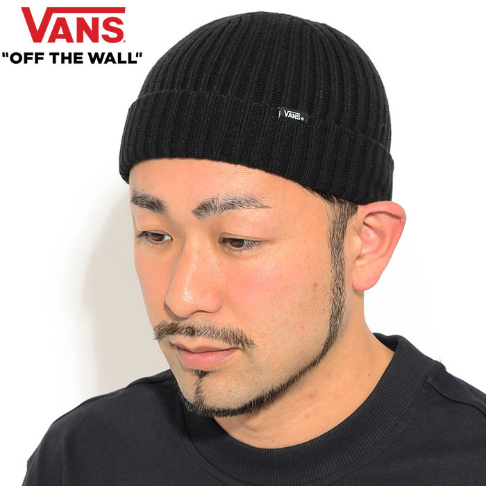 バンズ VANS ニット帽 バンズ シャロウ カフ ビーニー ( vans Vans Shallow Cuff Beanie 帽子 ニットキャップ メンズ レディース ユニセックス 男女兼用 VN0A5KIOBLK ヴァンズ )[M便 1/1]