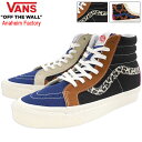 バンズ VANS スニーカー メンズ 男性用 スケートハイ 38 DX Animal Mix/Black アナハイム ファクトリー ( vans VN0A5KRI96M Sk8-Hi 38 DX Anaheim Factory スケート ハイ Sk8 Hi ハイカット SNEAKER MENS 靴 シューズ SHOES ヴァンズ )