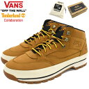 バンズ VANS ブーツ メンズ 男性用 ティンバーランド ハーフキャブ ハイカー Wheat ( VN000CBNWEA VANS×Timberland Half Cab Hiker ミッドカット BOOTS スニーカー MENS 靴 シューズ SHOES ヴァンズ )