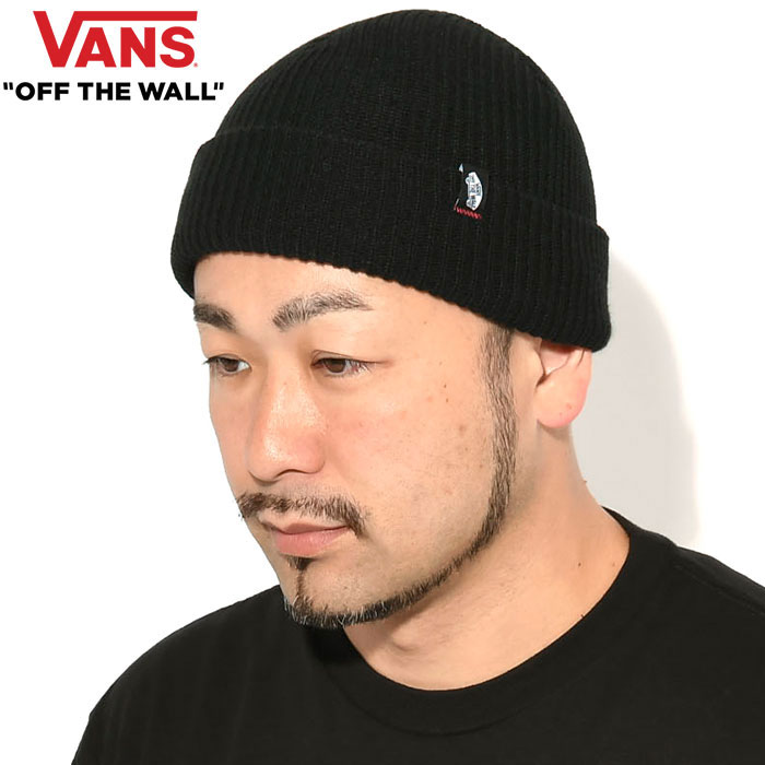 バンズ VANS ニット帽 オリジナル シャロウ カフ ビーニー ( vans Original Shallow Cuff Beanie 帽子 ニットキャップ メンズ レディース ユニセックス 男女兼用 VN000HSQBLK ヴァンズ )[M便 1/1]