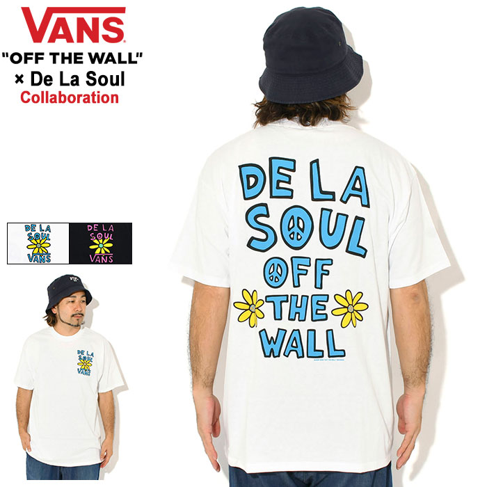 バンズ VANS Tシャツ 半袖 メンズ デ・ラ・ソウル D.A.I.S.Y コラボ ( VANS×De La Soul D.A.I.S.Y S/S Tee ティーシャツ T-SHIRTS カットソー トップス メンズ 男性用 VN00134DWHT VN00134DBLK ヴァンズ )[M便 1/1]