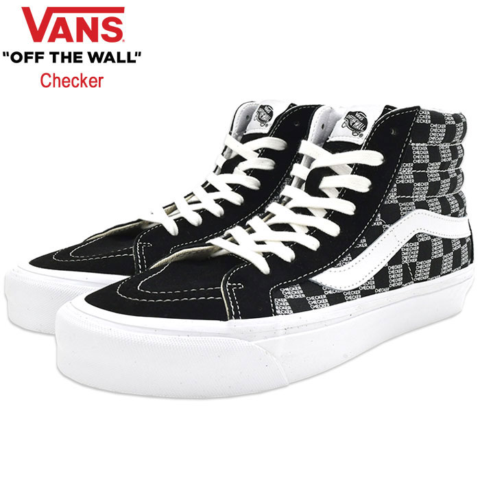 バンズ バンズ VANS スニーカー メンズ 男性用 スケートハイ 38 DX Check Black チェッカー ( vans VN0A5KRIBLK Sk8-Hi 38 DX Checker スケート ハイ Sk8 Hi ハイカット SNEAKER MENS・靴 シューズ SHOES ヴァンズ )