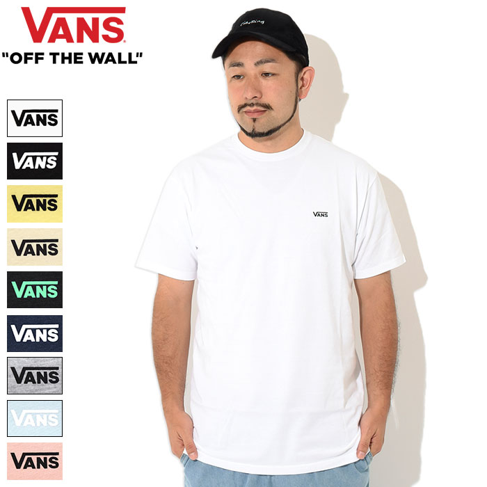 バンズ VANS Tシャツ 半袖 メンズ レフト チェスト ロゴ ( vans Left Chest Logo S/S Tee ティーシャツ T-SHIRTS カットソー トップス メンズ 男性用 VN0A3CZE ヴァンズ )[M便 1/1] ice field icefield