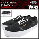 バンズ VANS スニーカー メンズ 男性用 オーセンティック CA Black/White デニムステッチ(vans VN-0ZUIHUC Authentic CA Denim Stitch ローカット ブラック SNEAKER MENS・靴 シューズ SHOES ヴァンズ)