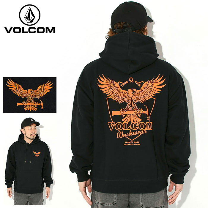 乐天商城 - ボルコム VOLCOM プルオーバー パーカー メンズ ハンマード ( VOLCOM Hammered Pullover Hoodie 保温 暖かい あったか 裏起毛 フード フーディ スウェット Pull Over Hoody Parker トップス メンズ 男性用 ヴォルコム V-A4112602 )