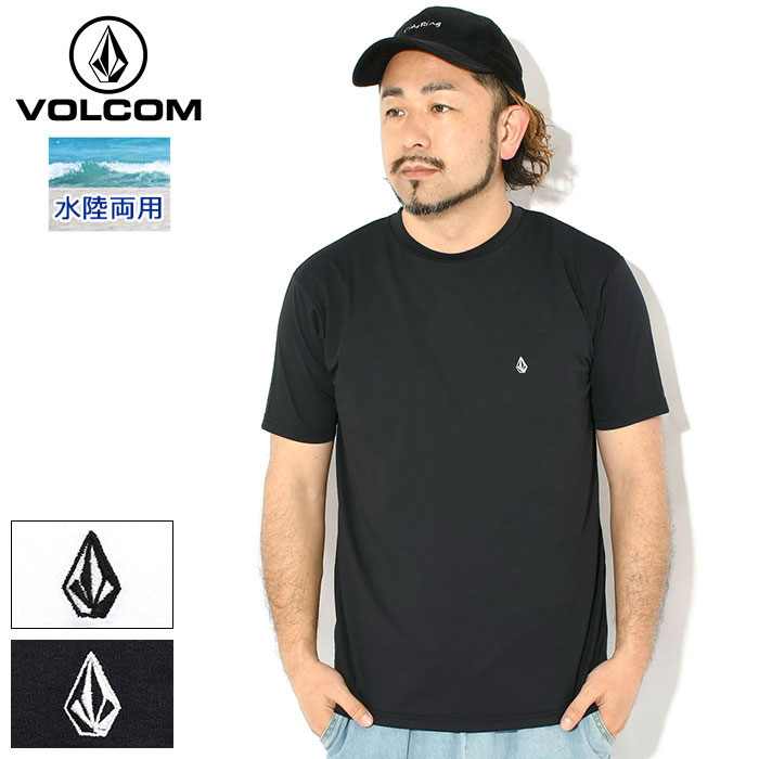 ボルコム VOLCOM Tシャツ 半袖 メンズ チェスト ストーン ラッシュ ( VOLCOM Chest Stone Rash S/S Tee 水陸両用 ラッシュガード 吸水速乾 ストレッチ UVカット ティーシャツ T-SHIRTS カットソー トップス メンズ 男性用 ヴォルコム VLY262009 )