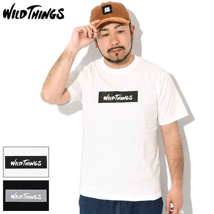 ワイルドシングス WILD THINGS Tシャツ 半袖 メンズ 25SS ボックス ロゴ ( WILD THINGS 25SS Box Logo S/S Tee ティーシャツ T-SHIRTS カットソー トップス メンズ 男性用 WT25069K )[M便 1/1] ice field icefield