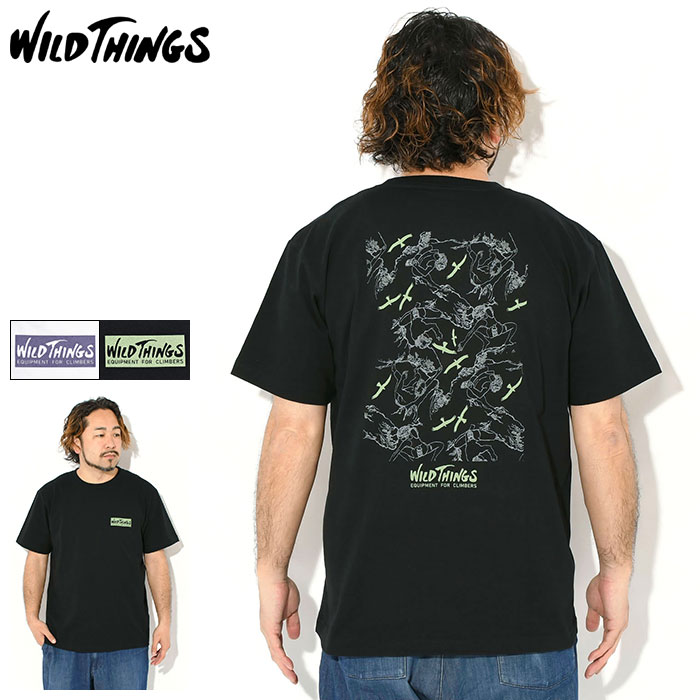 乐天商城 - ワイルドシングス WILD THINGS Tシャツ 半袖 メンズ 26SS 80s クライマー ( WILD THINGS 26SS 80s Climber S/S Tee ティーシャツ T-SHIRTS カットソー トップス メンズ 男性用 WT26056K )[M便 1/1] ice field icefield