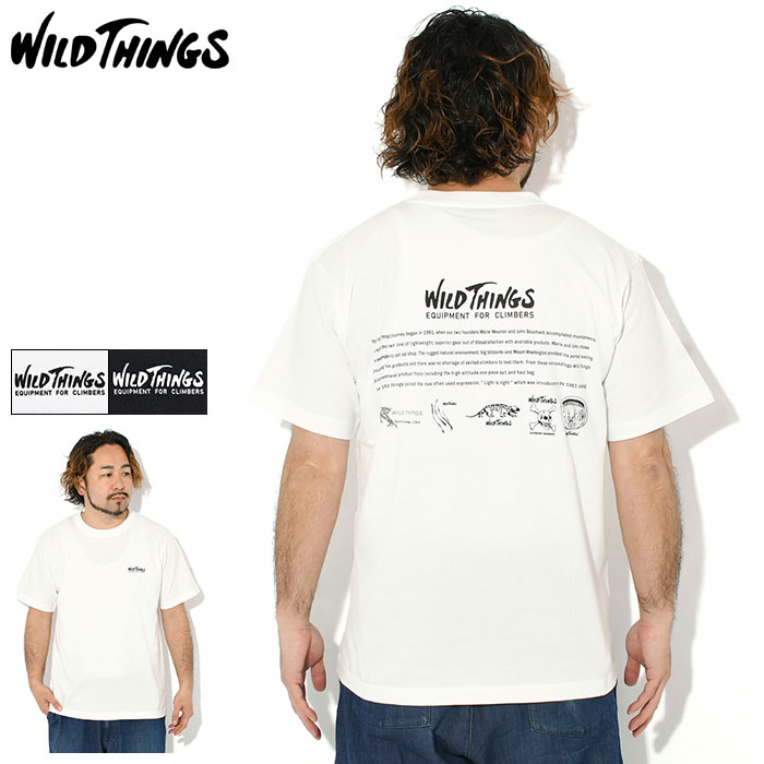乐天商城 - ワイルドシングス WILD THINGS Tシャツ 半袖 メンズ オールド アイコンズ ( WILD THINGS Old Icons S/S Tee ティーシャツ T-SHIRTS カットソー トップス メンズ 男性用 WT26057K )[M便 1/1] ice field icefield