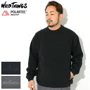 ワイルドシングス WILD THINGS トレーナー メンズ W2LS レベル3 ポーラテック ウィンド プロ プルオーバー クルー ( WILD THINGS W2LS Level3 Polartec Wind Pro Pullover Crew フリース FLEECE トレナー トレイナー トップス メンズ 男性用 WT23112TJ ) ice field icefield