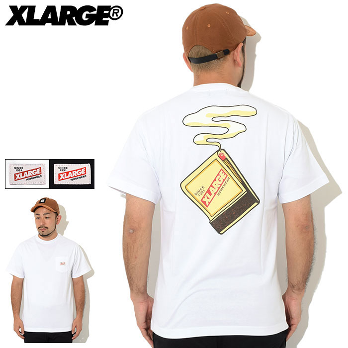 エクストララージ X-LARGE Tシャツ 半袖 メンズ マッチズ ポケット ( x-large Matches Pocket S/S Tee ポケT ティーシャツ T-SHIRTS カットソー トップス XLARGE Extra Large エックスラージ 101212011014 )[M便 1/1]のサムネイル