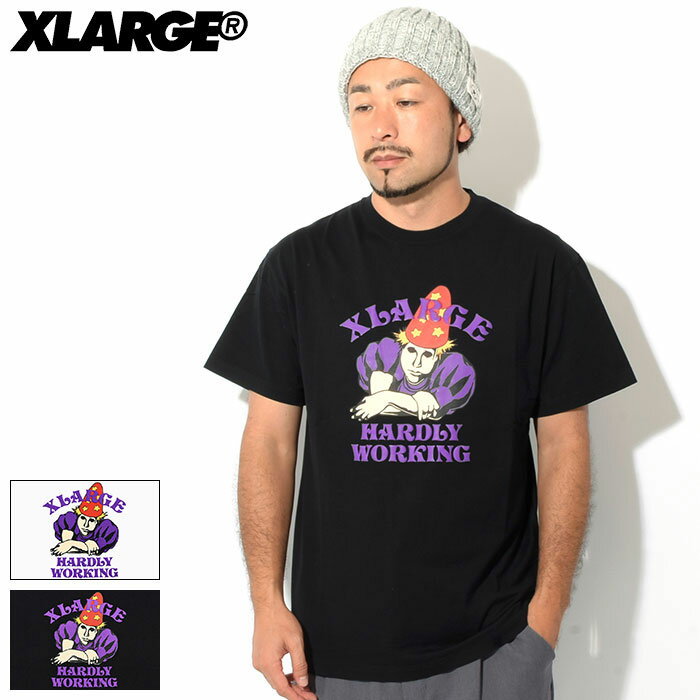 エクストララージ X-LARGE Tシャツ 半袖 メンズ ハードリー ワーキング ( x-large Hardly Working S/S Tee ティーシャツ T-SHIRTS カットソー トップス XLARGE Extra Large エックスラージ 101222011003 )