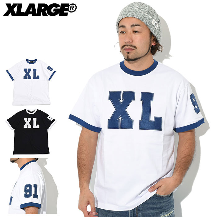 エクストララージ X-LARGE Tシャツ 半袖 メンズ パッチ リンガー ( x-large Patched Ringer S/S Tee ティーシャツ T-SHIRTS カットソー トップス XLARGE Extra Large エックスラージ 101222011032 )