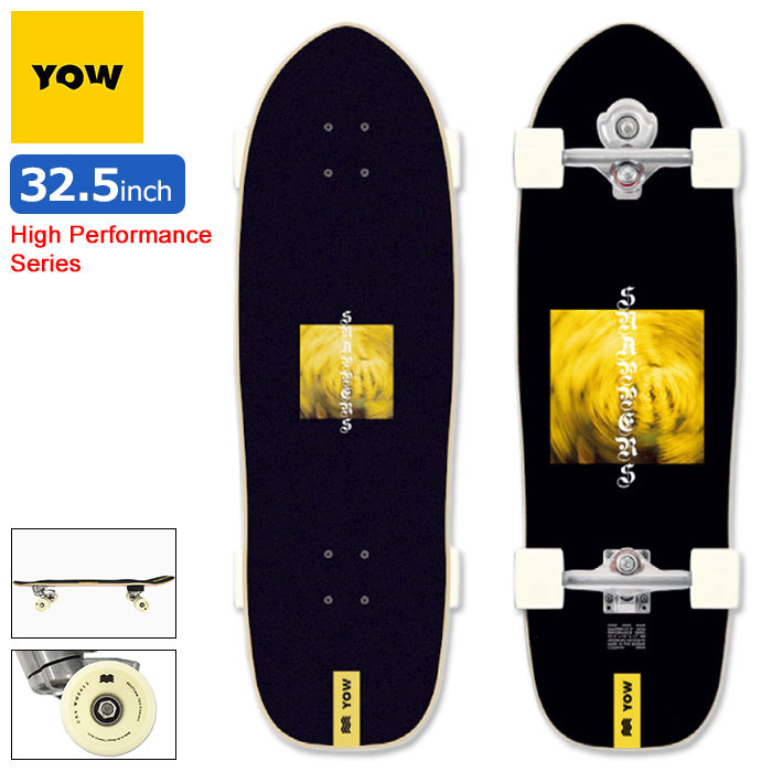 ヤウ YOW スケボー スケートボード コンプリート 32.5インチ Snappers Surfskate Complete High Performance Series ( 32.5in 完成品 組み立て済み サーフスケート サーフィン サーフ 陸トレ オフトレ デッキ ブランド メーカー 大人 )