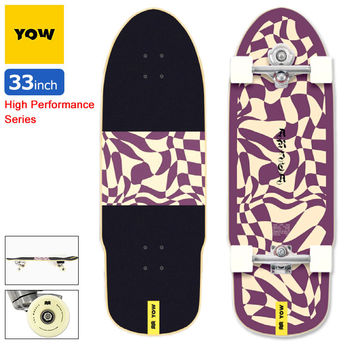 ヤウ YOW スケボー スケートボード コンプリート 33インチ Arica Surfskate Complete High Performance Series ( 33in 完成品 組み立て済み サーフスケート サーフィン サーフ 陸トレ オフトレ デッキ ブランド メーカー 大人 )