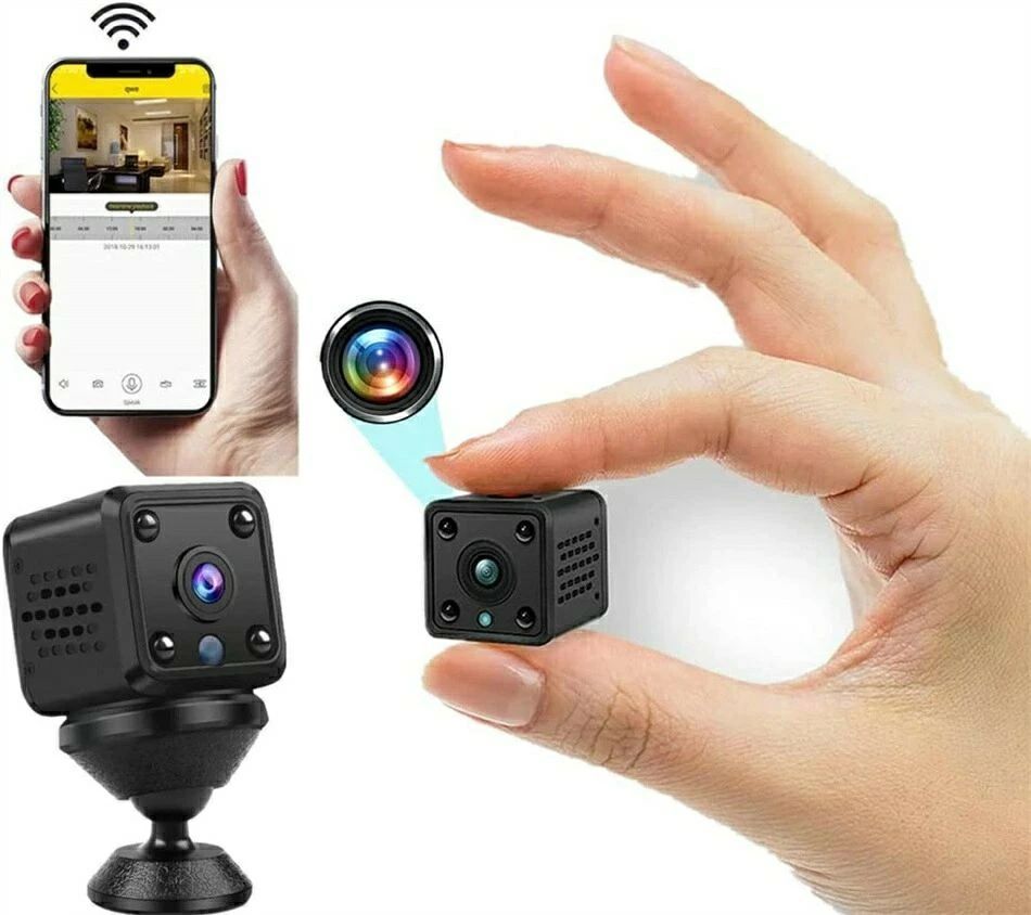 小型カメラ 隠しカメラ 防犯カメラ WIFI機能付き 室内 1080P microSD/カード対応 屋内 屋外 長時間録画..